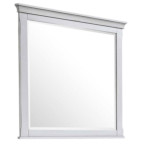 Franco Dresser Mirror Distressed White