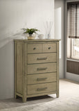 Hazlewood 5-drawer Bedroom Chest of Drawers Vineyard Oak