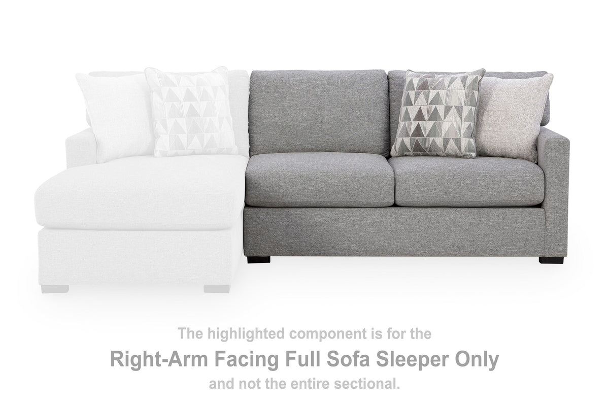 UrbanCrest Right-Arm Facing Full Sofa Sleeper