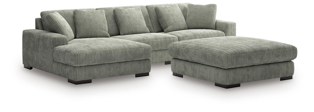 Lindyn 3-Piece Sectional with Ottoman