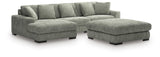 Lindyn 3-Piece Sectional with Ottoman