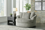 Lindyn Super Chaise with Oversized Swivel Chair