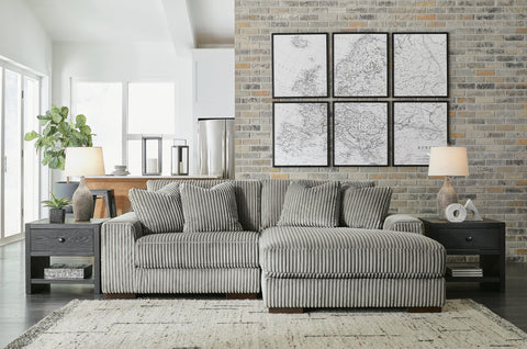 Lindyn Fog 2-Piece Sectional with Right-Arm Facing Chaise
