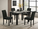 Resia Black Dining Chair, Set of 4 - Crown Mark | Olivia Furniture