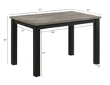 Resia Concrete Gray Dining Table