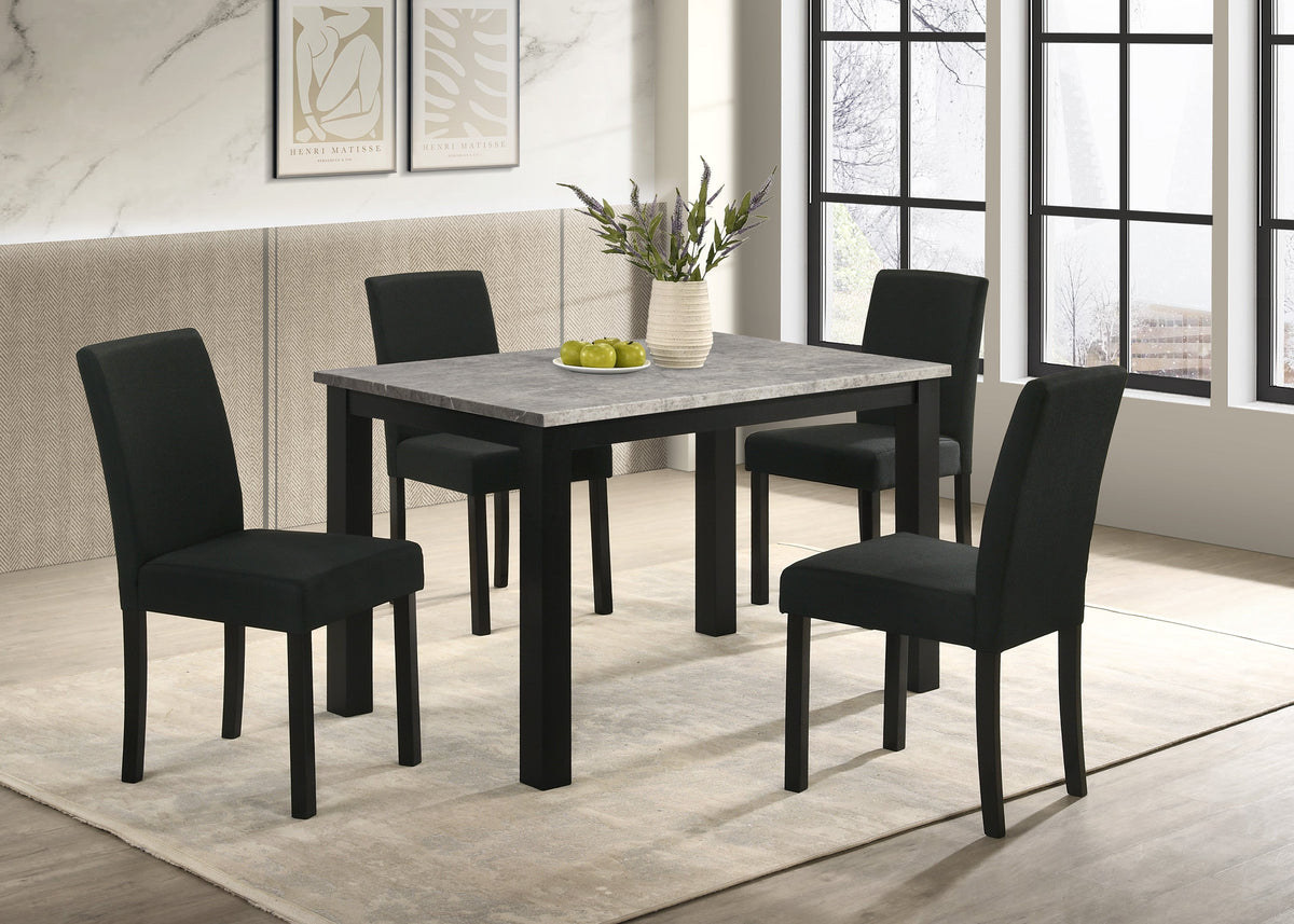 Resia Concrete Gray Dining Table