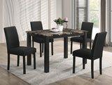 Resia Black Dining Chair, Set of 4 - Crown Mark | Olivia Furniture