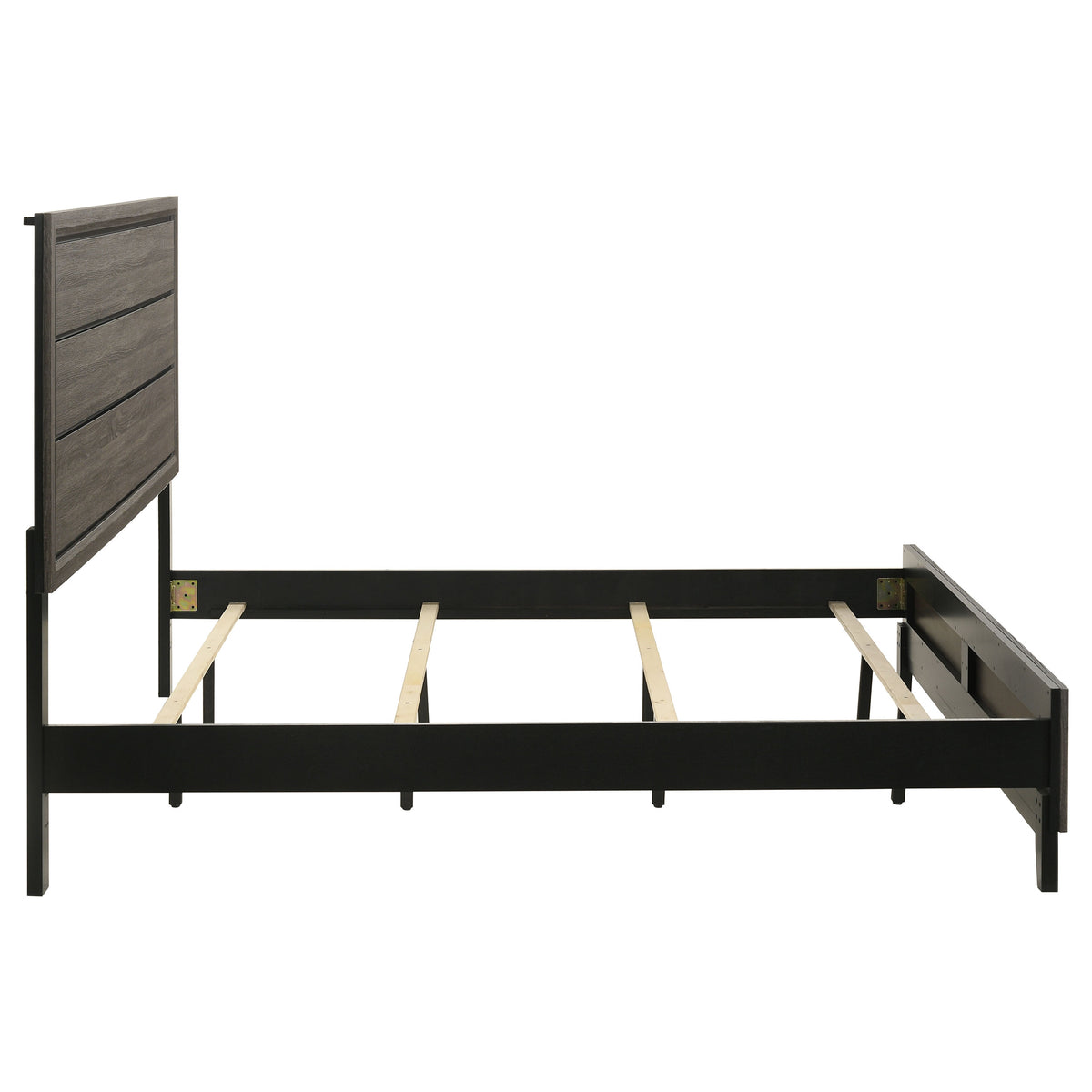 Watson Wood Eastern King Panel Bed Grey Oak