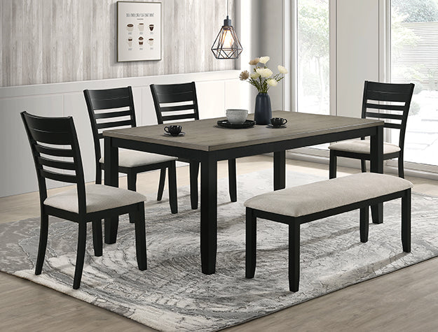 Folio Black Dining Table