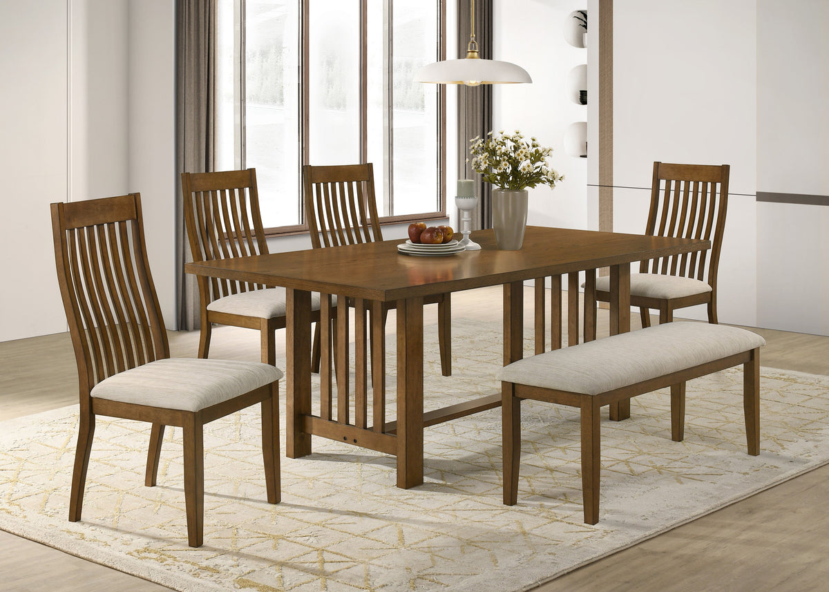 Glendale Brown Dining Table