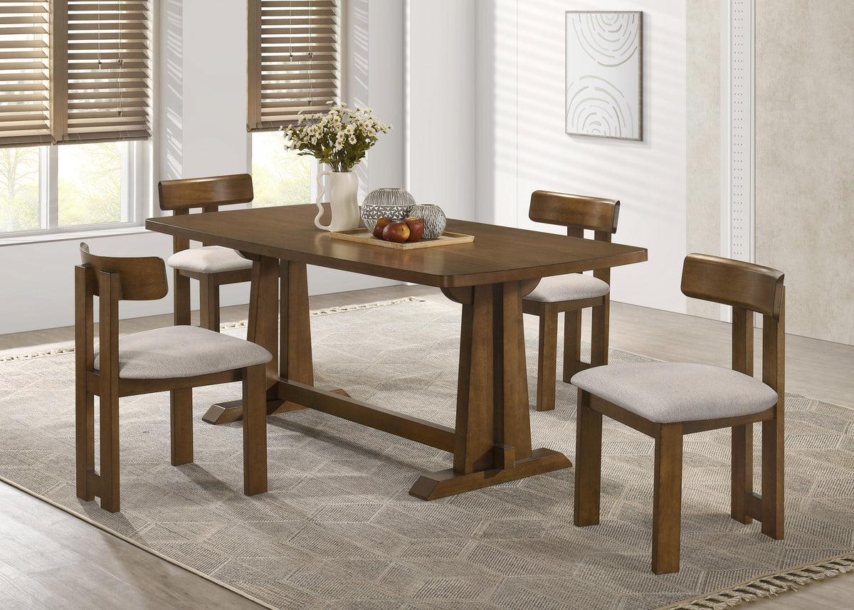 Glenwick Brown Modern Dining Room Set - view 2