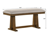 Glenwick Brown Bench - Crown Mark | Olivia Furniture