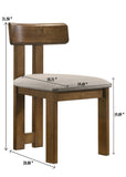 Glenwick Brown Side Chair, Set of 2 - Crown Mark | Olivia Furniture