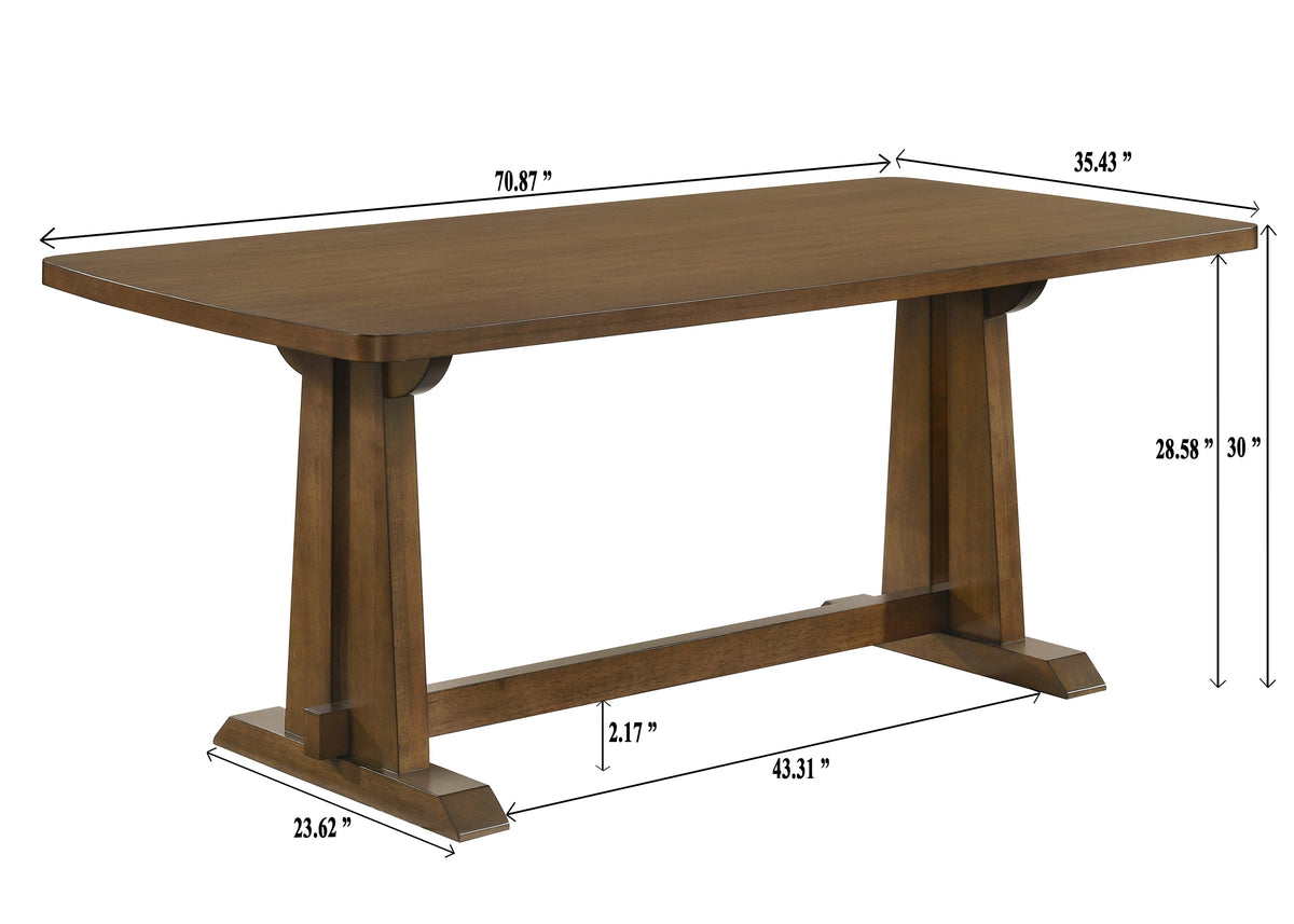 Glenwick Brown Modern Dining Room Set - view 12