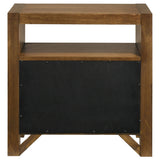 Adderley 2-drawer Nightstand Bedside Table Warm Brown