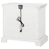 McKinney 2-drawer Nightstand with Dual USB Vintage White