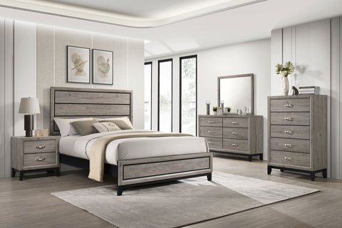 Valen Panel Bedroom Set Light Taupe