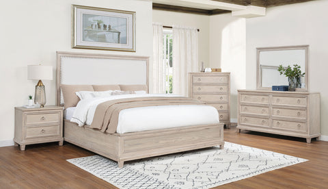 Pembroke Panel Bedroom Set Washed Oak