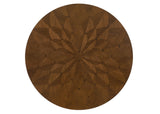 Shari Brown Round Dining Table