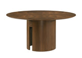 Shari Brown Round Dining Table
