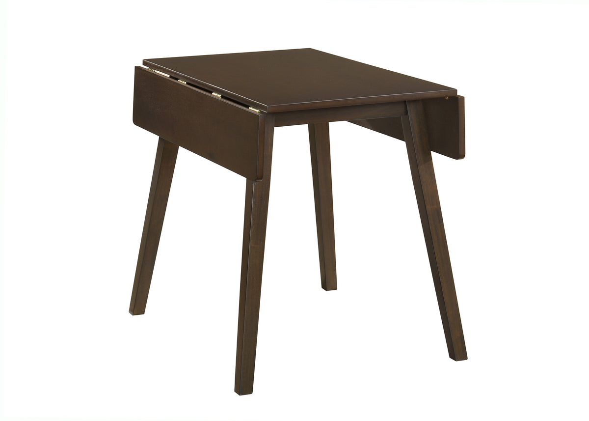 Lino Brown 3-Piece Dining Room Set with Drop Leaf - view 4
