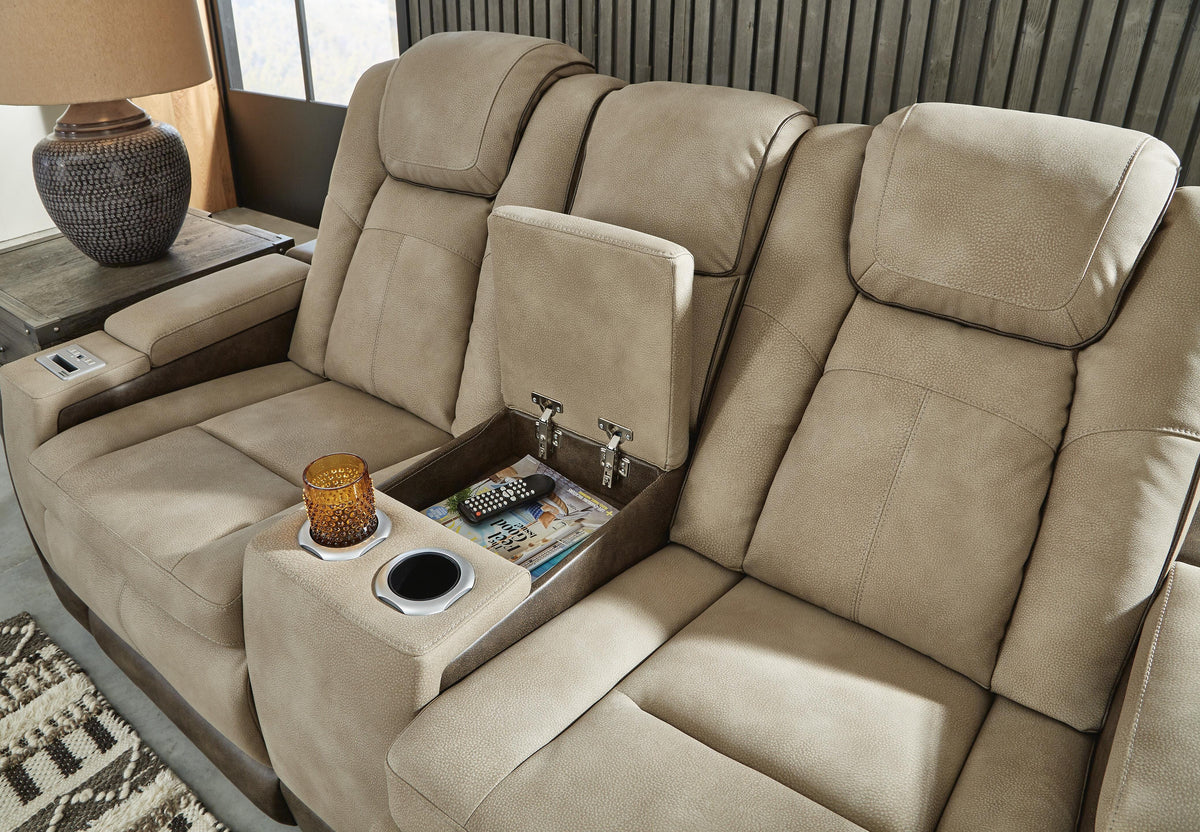 Next-Gen Durapella Power Reclining Loveseat and Power Recliner