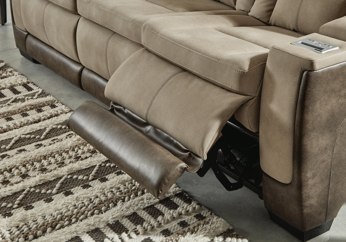 Next-Gen Durapella Power Reclining Loveseat and Power Recliner