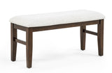 Hamil Brown/Beige Dining Bench - Crown Mark | Olivia Furniture