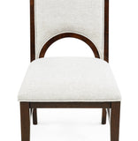Hamil Brown/Beige Dining Side Chair, Set of 2 - Crown Mark | Olivia Furniture