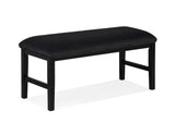 Sebastian Black Dining Bench - Crown Mark | Olivia Furniture
