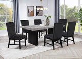 Sebastian Black Dining Side Chair, Set of 2 - Crown Mark | Olivia Furniture