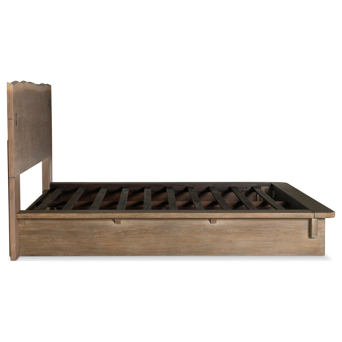 Stillwater Queen Platform Weathered Oak