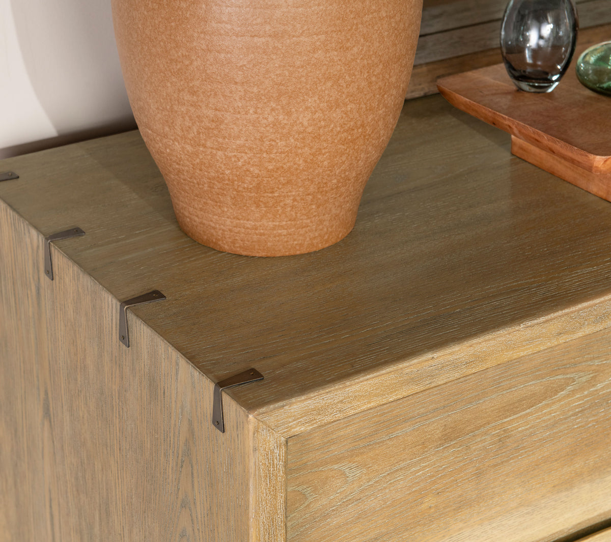 Stillwater Dresser with Mirror Weathered Oak