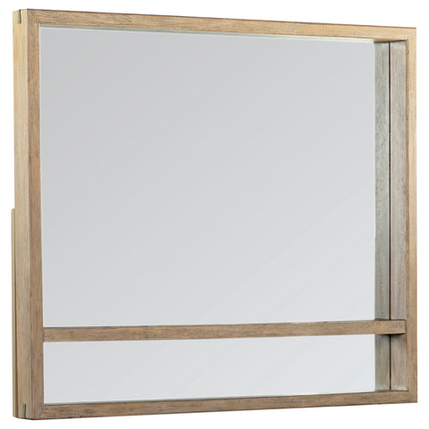 Stillwater Dresser Mirror with Jewelry Shelf Weathered Oak