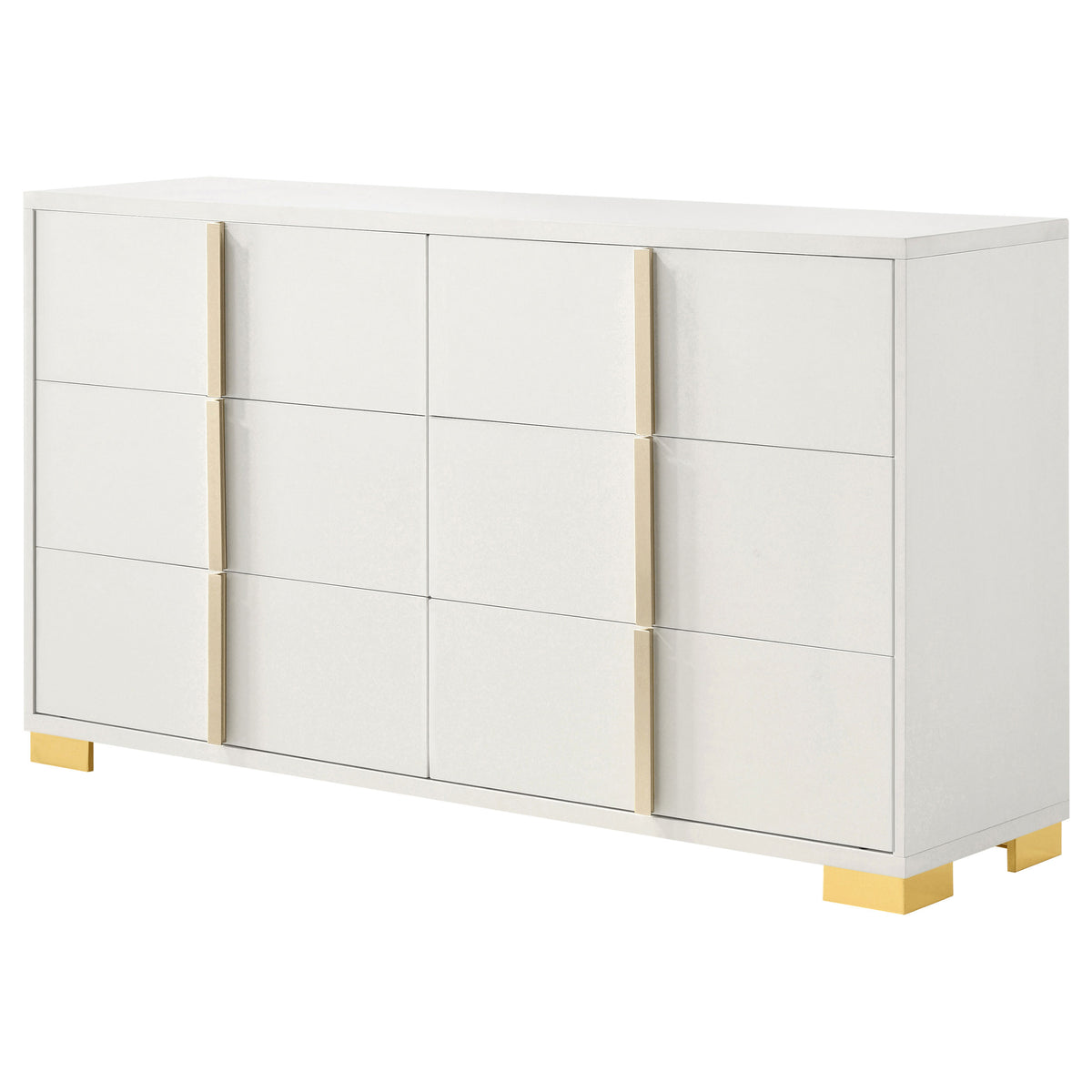 Marceline 6-drawer Dresser White