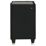 Lorient 2-drawer LED Nightstand with USB Black