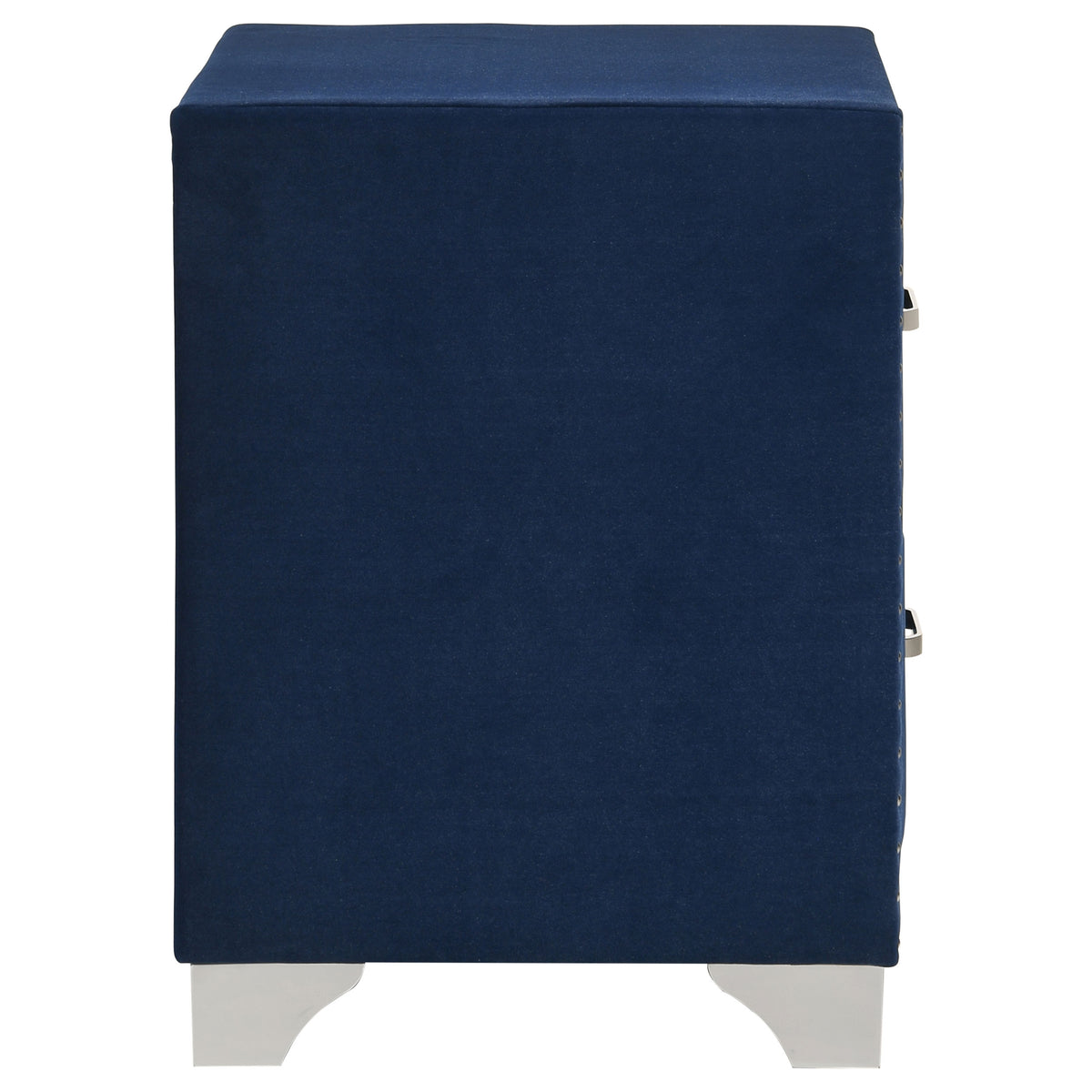 Melody Upholstered 2-drawer Nightstand Pacific Blue