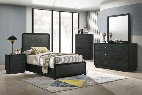 Cavelle Panel Youth Bedroom Set Black
