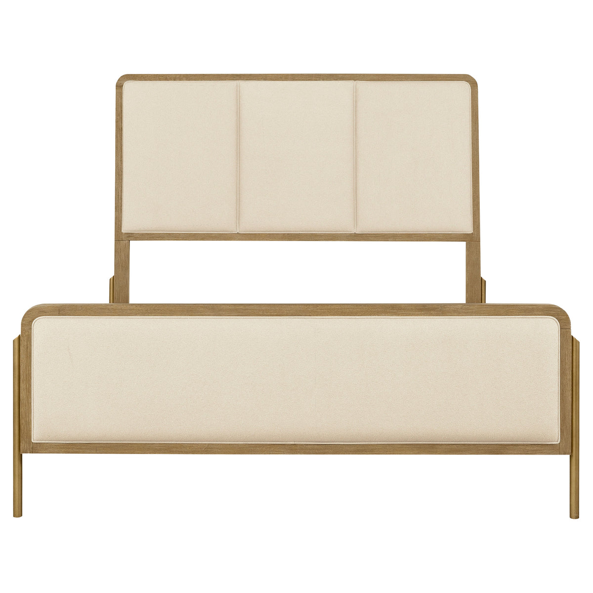 Arini 56-inch Queen Panel Bed Cream and Sand Wash