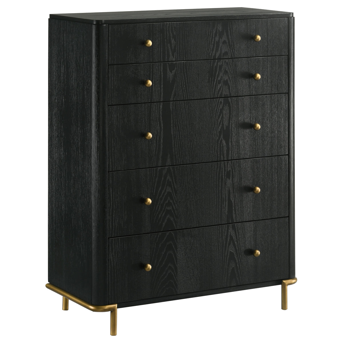 Arini 6-drawer Bedroom Chest Black