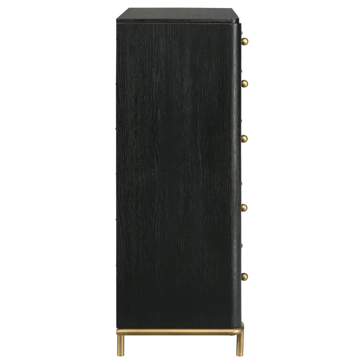 Arini 6-drawer Bedroom Chest Black