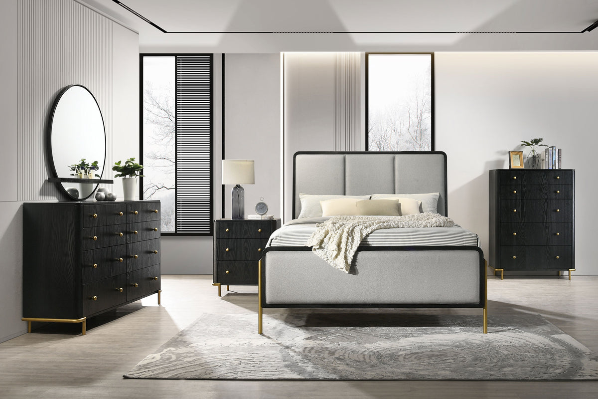 Arini 6-drawer Bedroom Chest Black