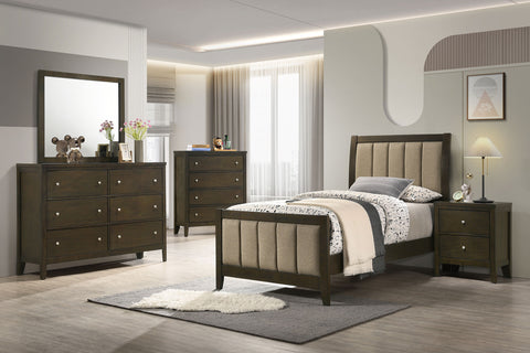 Wilkes Panel Youth Bedroom Set Dark Cocoa