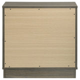 Fenwick 2-drawer Nightstand Bedside Table Grey Oak