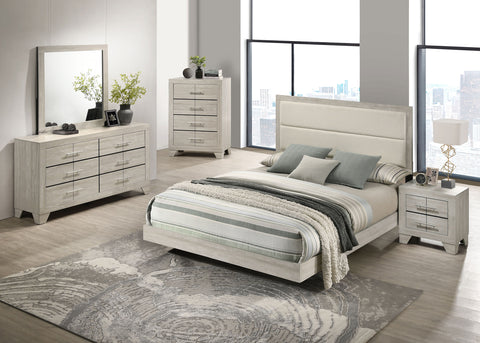 Trenton Panel Bedroom Set Rustic Cream