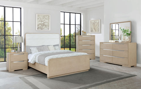 Ladera Panel Bedroom Set Light Elm