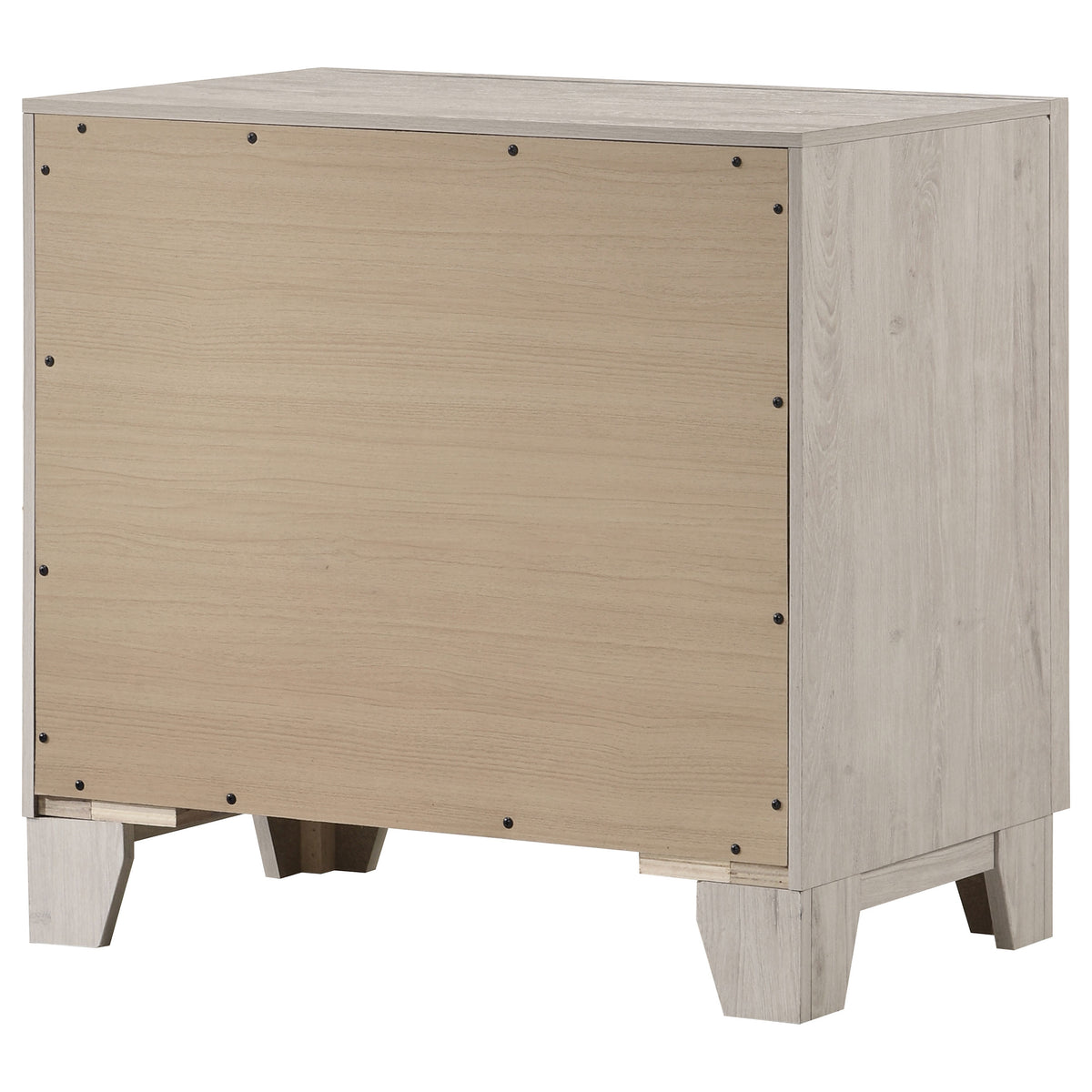 Farre 3-drawer Nightstand Bedside Table Washed Grey