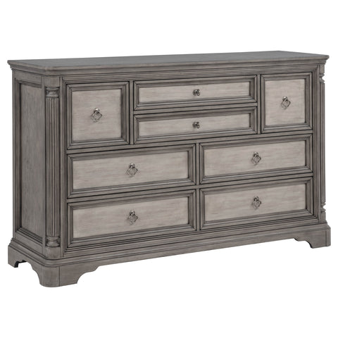 Cresswell 8-drawer Bedroom Dresser Weathered Taupe