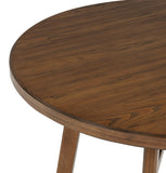 Blanche Brown Round Dining Table