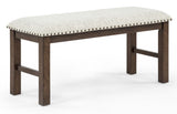 Domingo Espresso Bench - Crown Mark | Olivia Furniture
